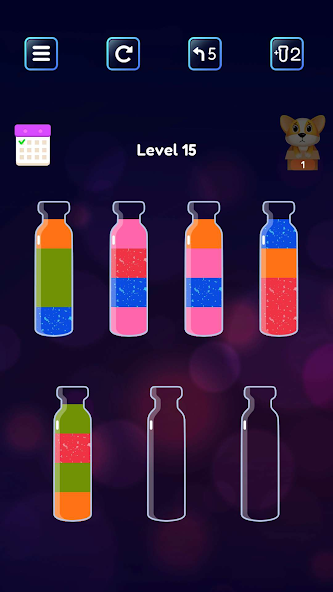 Screenshot Soda Sort: Water Color Puzzle Mod 3
