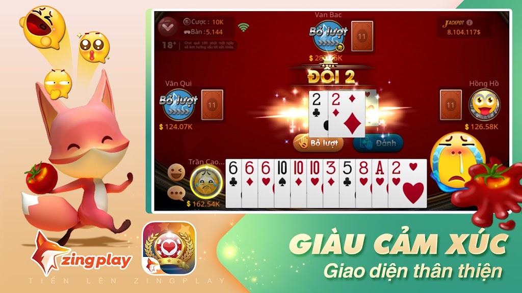 Tiến lên Miền Nam - Tiến Lên - ZingPlay স্ক্রিনশট 3