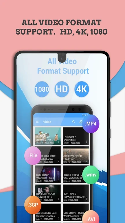SNXX VIDEO PLAYER 2020 : All Format Video Player ဖန်သားပြင်ဓာတ်ပုံ 3