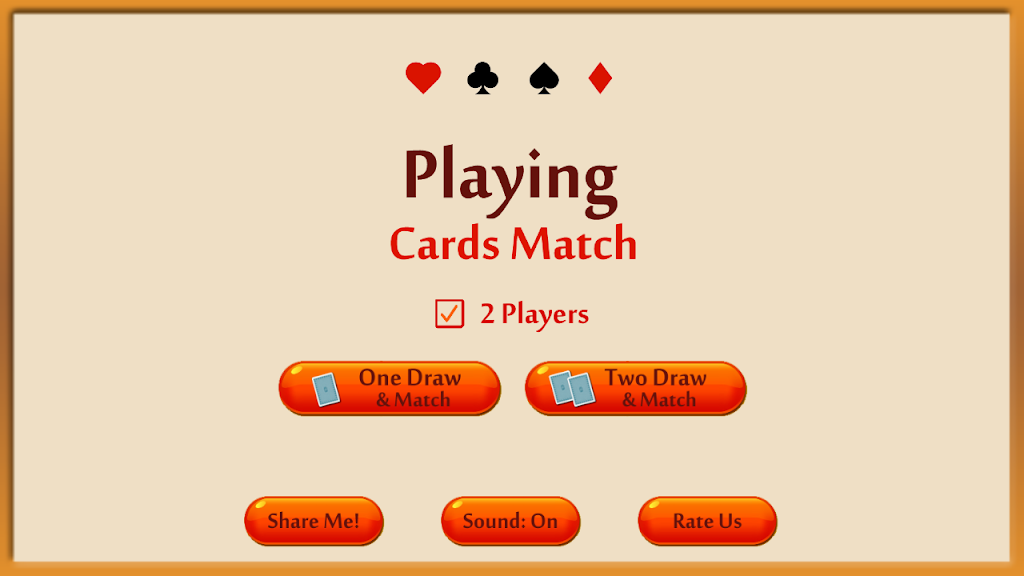 Playing Cards Matching Game - Memory booster game экрана 1