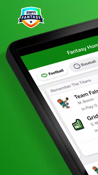 ESPN Fantasy Sports Screenshot 1