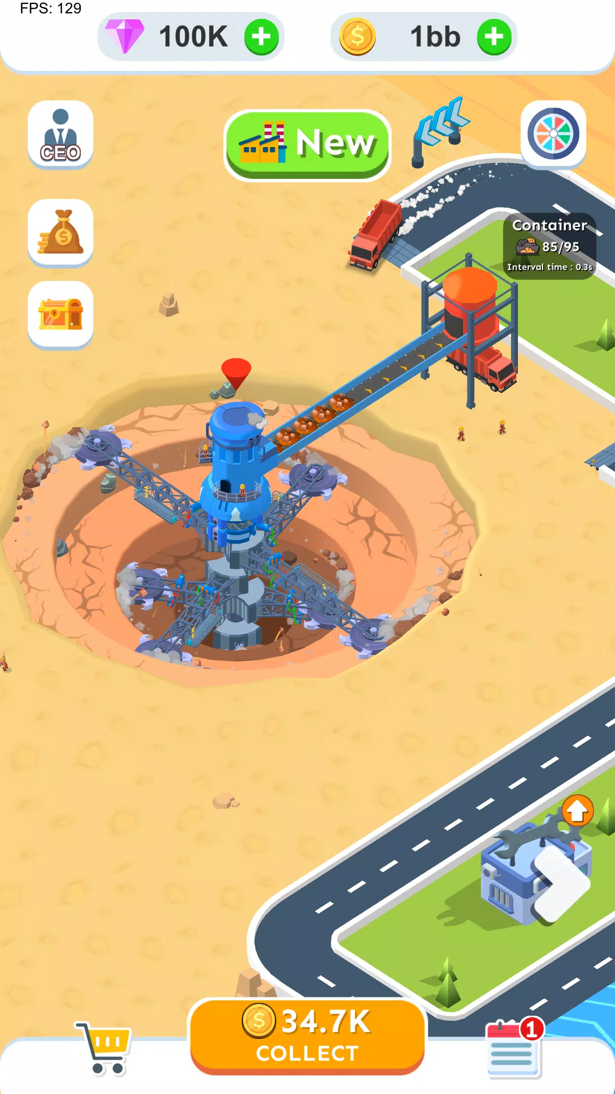 Screenshot Spiral Excavator Empire 3