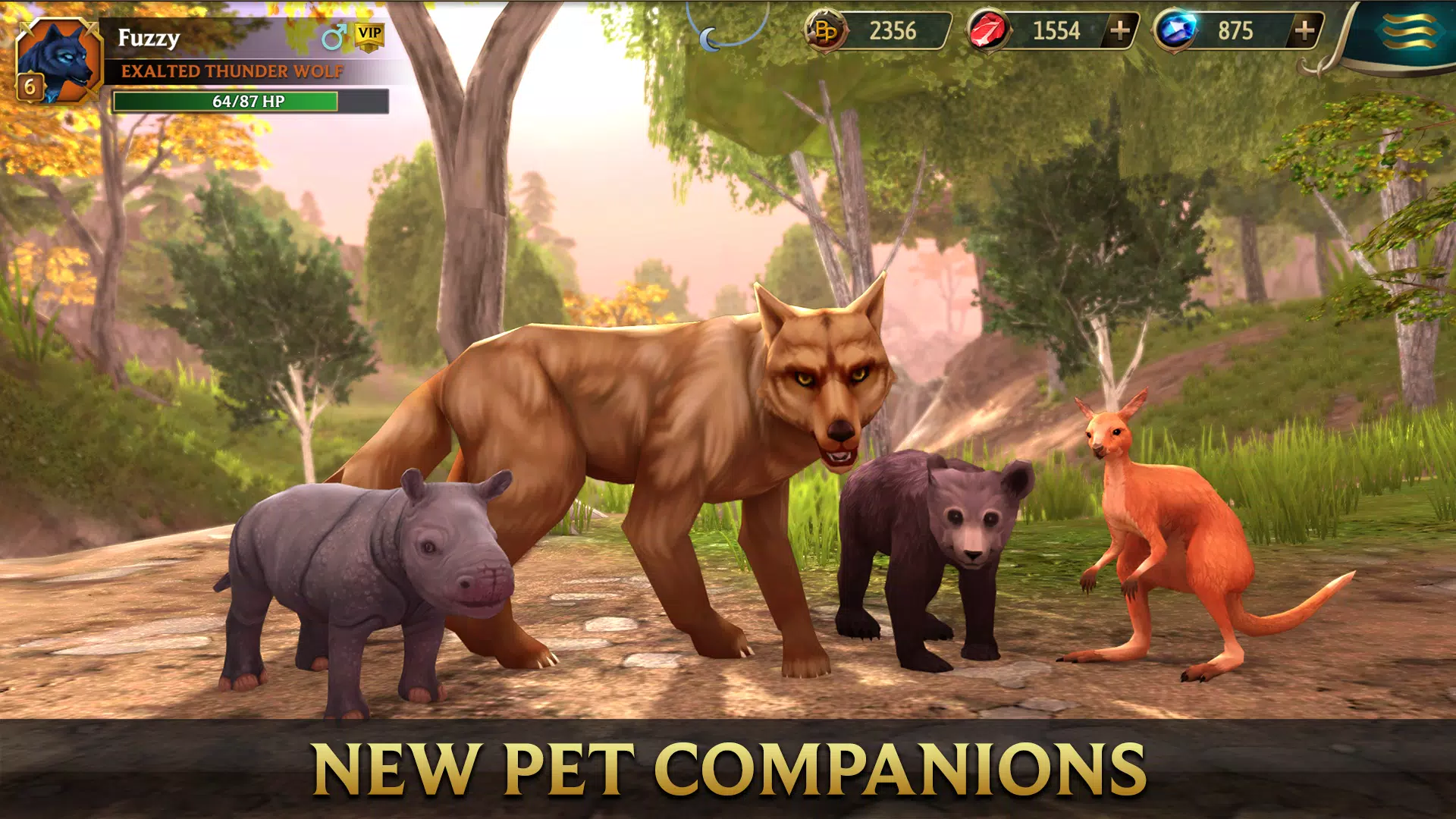 Wolf Tales - Wild Animal Sim ekran görüntüsü 2