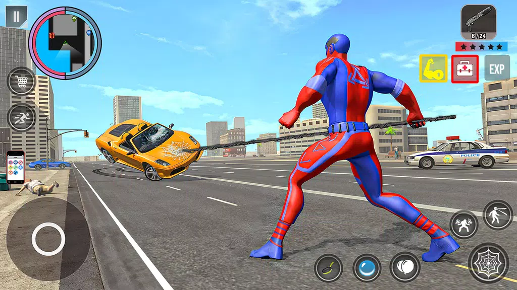 Spider Rope Action Game ekran görüntüsü 3