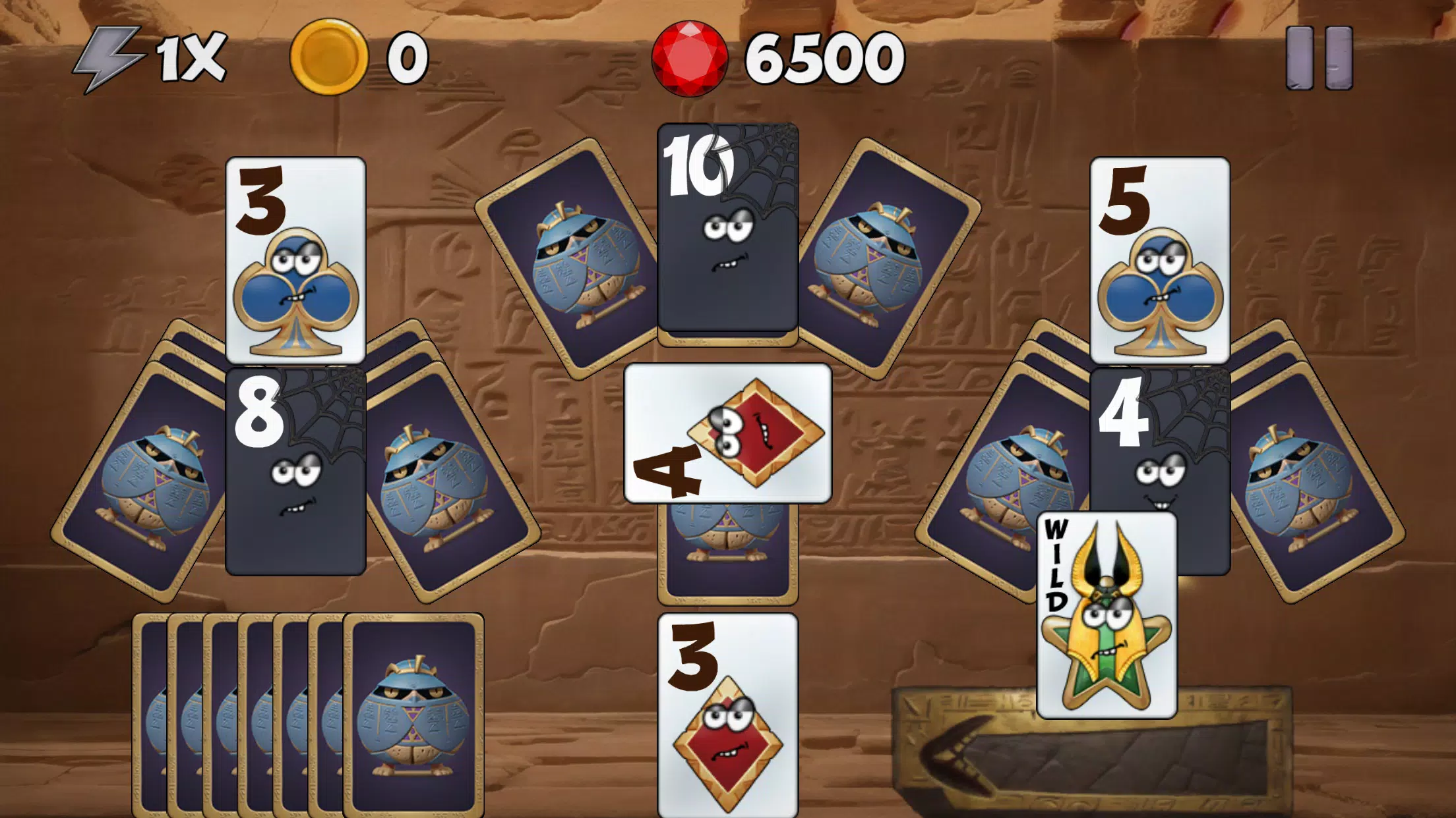 Tricky Tut Solitaire screenshot 4