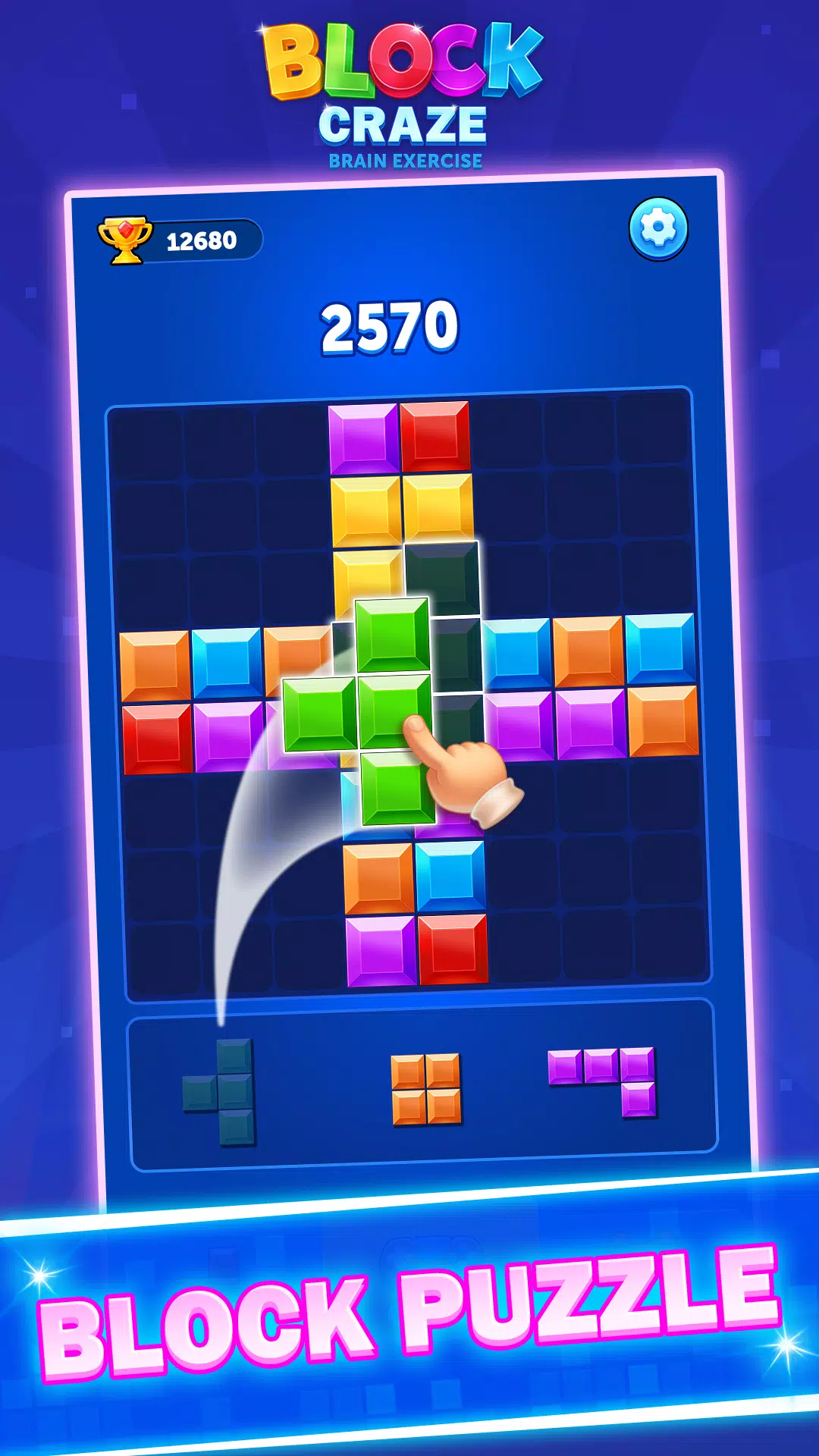 Block Craze：Brain Exercise ekran görüntüsü 1