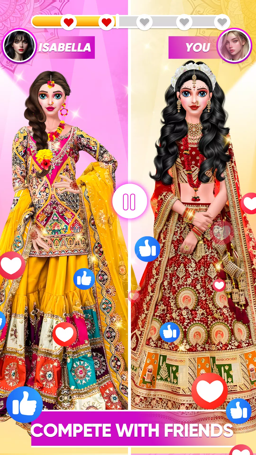 Indian Bridal Wedding Games captura de pantalla 