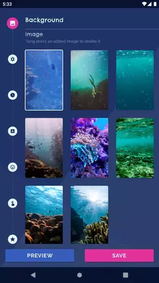 Ocean Fish Live Wallpaper 4K ဖန်သားပြင်ဓာတ်ပုံ 1