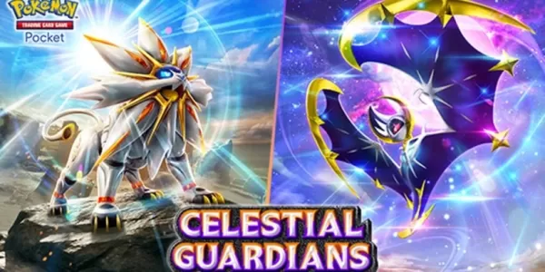 Pokémon TCG Pocket의 Celestial Guardians 확장이 가능합니다