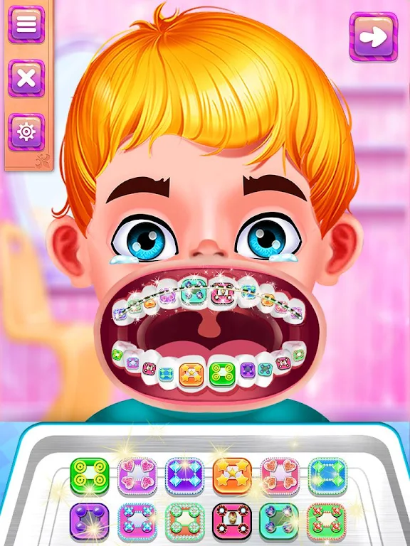 Mouth care doctor dentist game स्क्रीनशॉट 2