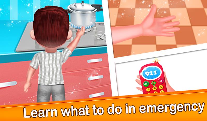 Child Safety Basic Rules games captura de pantalla 