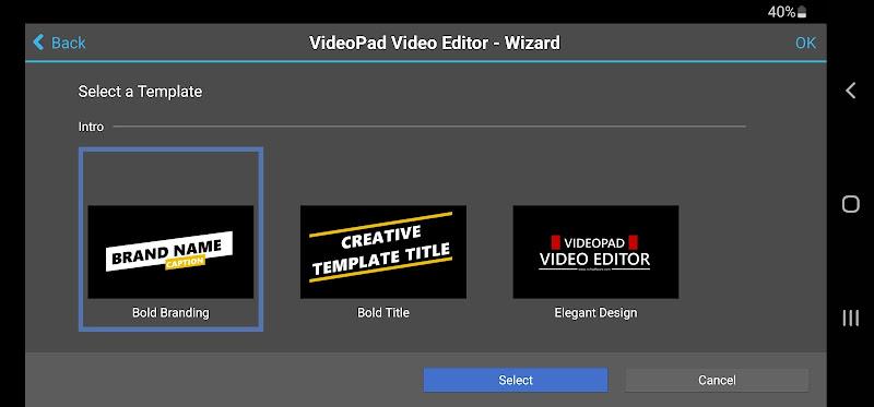 VideoPad Video Editor ဖန်သားပြင်ဓာတ်ပုံ 2