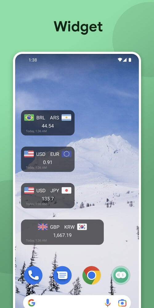 Currency Converter: RateX zrzut ekranu 1