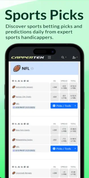 CapperTek Sports Betting Tools ảnh chụp màn hình 2