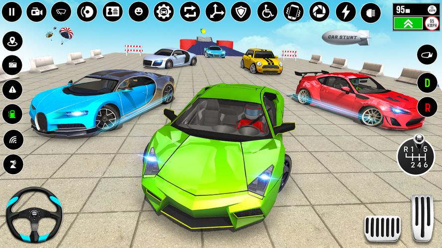 GT Car Stunt : Ramp Car Stunts экрана 3