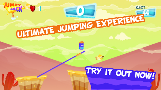 Jumpy Jack - Mighty Hero Mod экрана 1