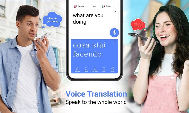 All Language Translate App स्क्रीनशॉट 1