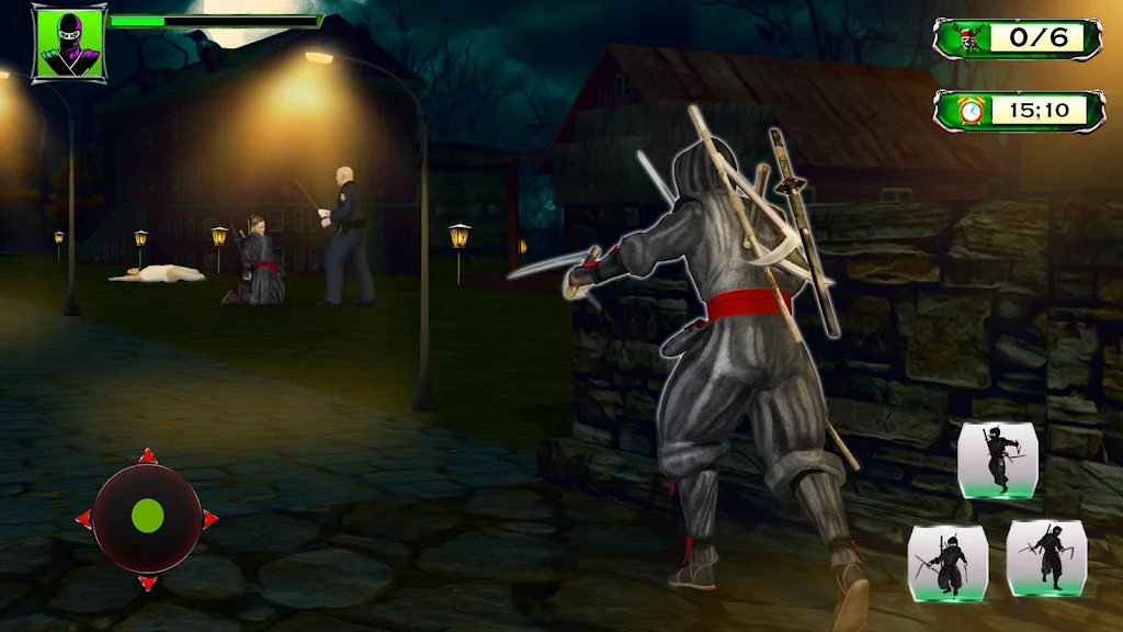 Ninja Hero Assassin Samurai Pirate Fight Shadow screenshot 3