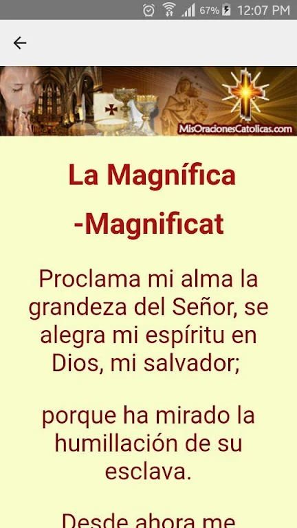 Oracion La Magnifica - El Magnificat ဖန်သားပြင်ဓာတ်ပုံ 3