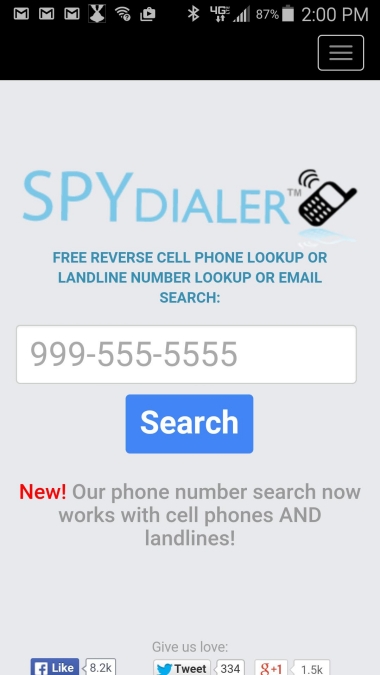 Spy Dialer captura de pantalla 