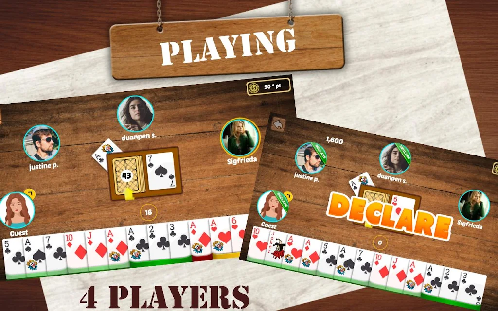 Indian Rummy: Play Original Circle Free Card Game ảnh chụp màn hình 3