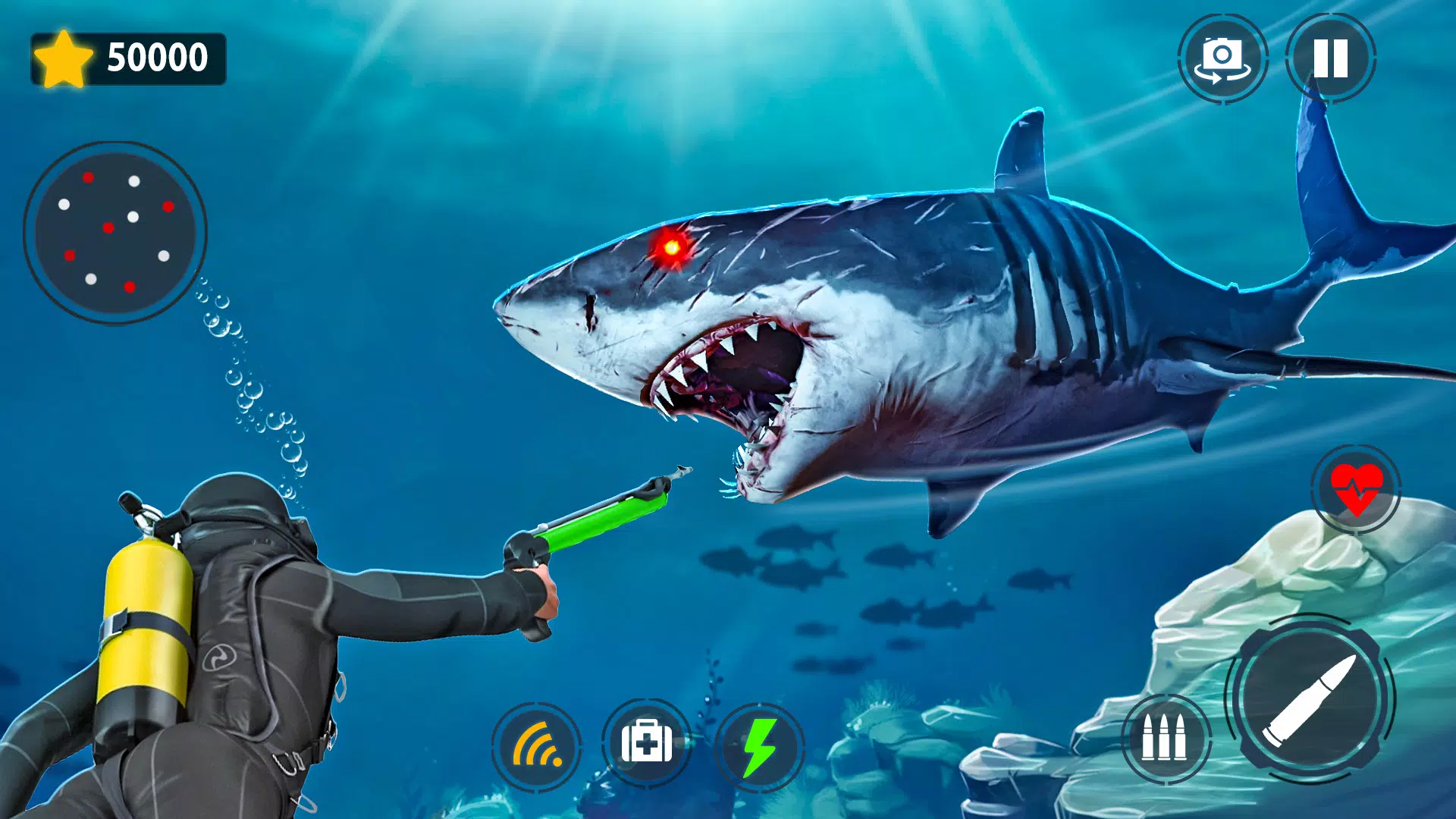 Shark Games & Fish Hunting স্ক্রিনশট 2