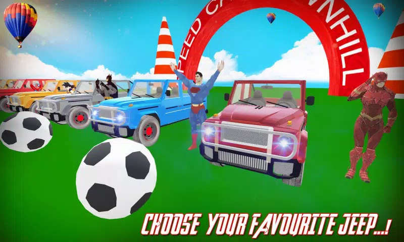 Screenshot 超级英雄特技越野车 1