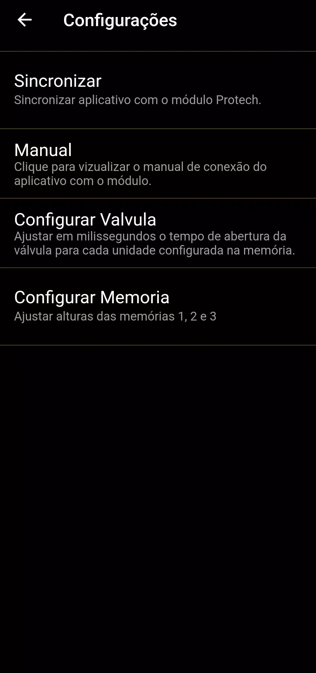 Protech Suspensões Screenshot 2