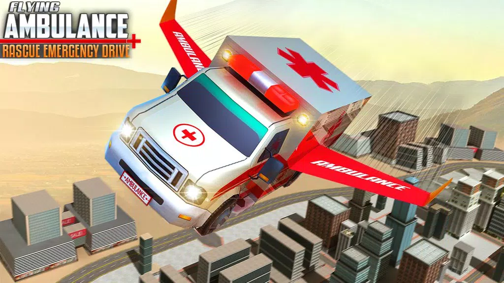 Flying Ambulance Rescue Drive স্ক্রিনশট 3