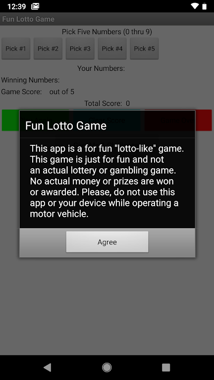 Fun Lotto Game Screenshot 3