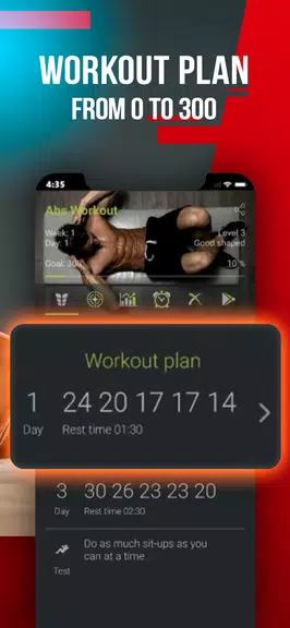 Abs Workout: Six Pack at Home স্ক্রিনশট 2