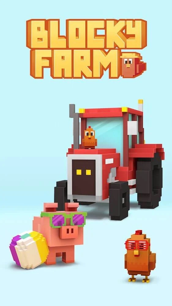 Blocky Farm captura de pantalla 