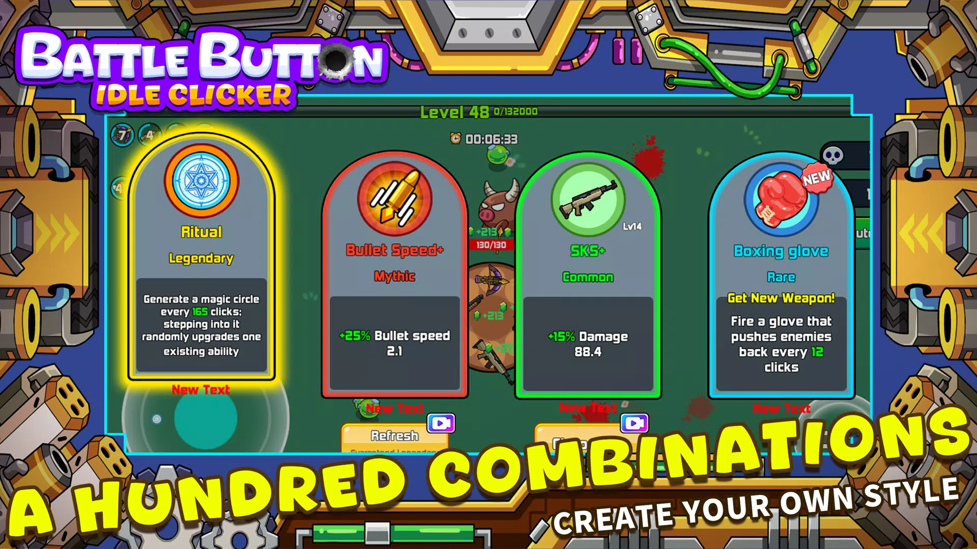 Battle Button - idle clicker ảnh chụp màn hình 4