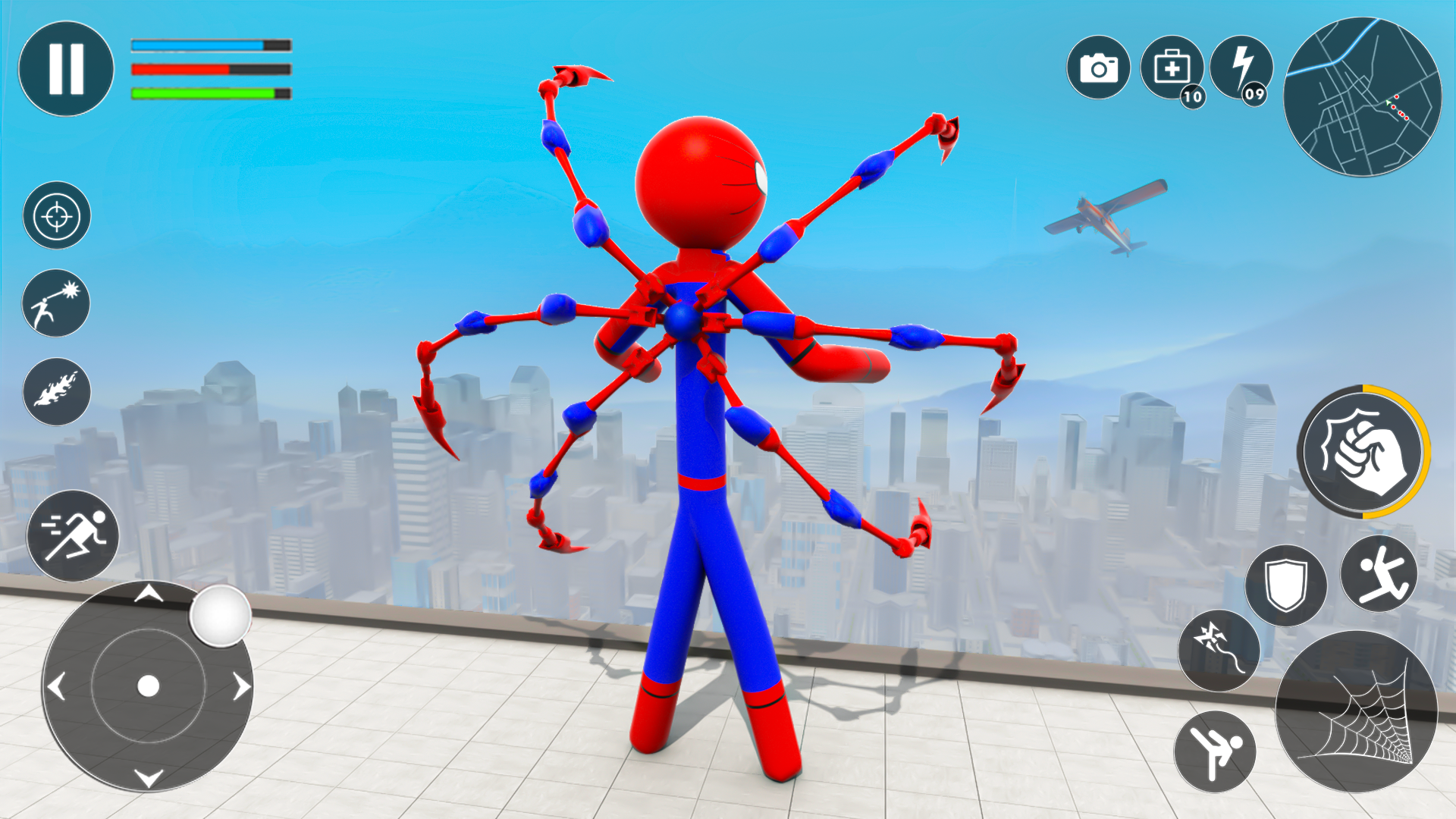 Spider Hero Man Game-Superhero Captura de pantalla 1