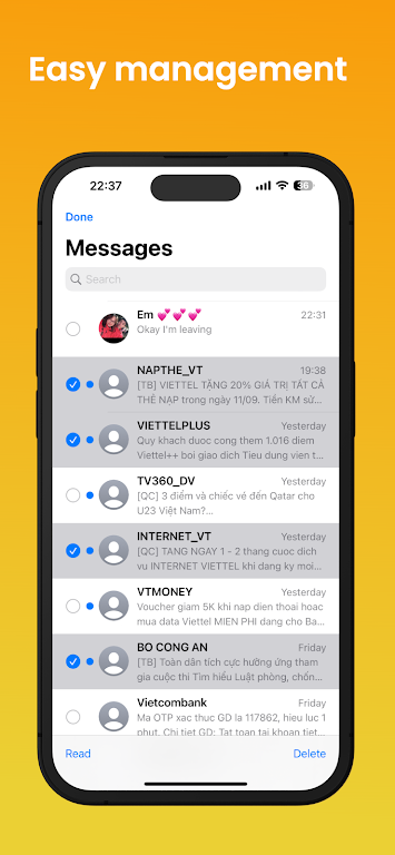 Messages iOS 17 ဖန်သားပြင်ဓာတ်ပုံ 3