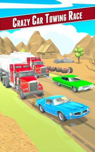 Crazy Car Towing Race 3D ảnh chụp màn hình 4