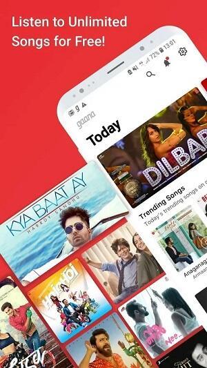 Gaana Music Mod ekran görüntüsü 4