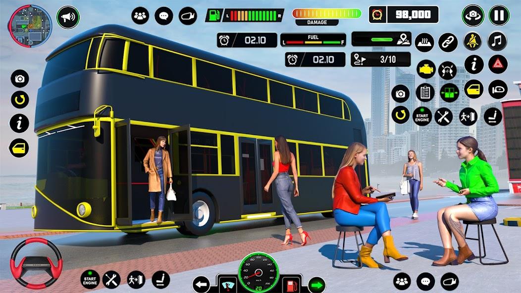 Coach Bus Simulator Games Mod captura de pantalla 