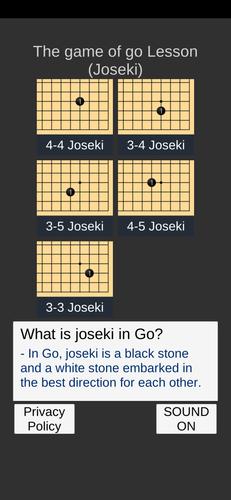 Screenshot Go Game Lesson (Joseki) 1