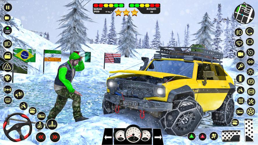 US Offroad Fury Car Driving 3D captura de pantalla 