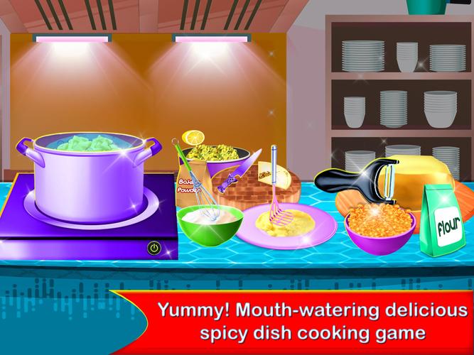 Indian Street Food Cooking Fun应用截图第3张