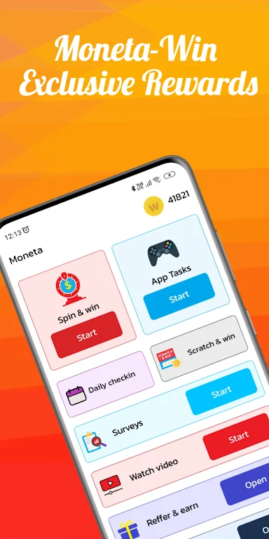 Moneta - Earn Redeem Code ဖန်သားပြင်ဓာတ်ပုံ 1