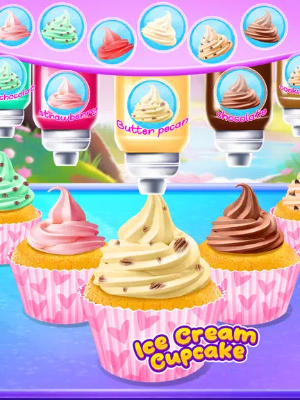 Cupcake Maker: Unicorn Cupcake ဖန်သားပြင်ဓာတ်ပုံ 4