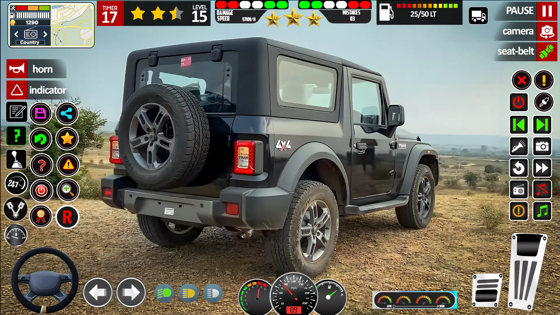 Jeep Driving Game 3d Simulator ekran görüntüsü 1