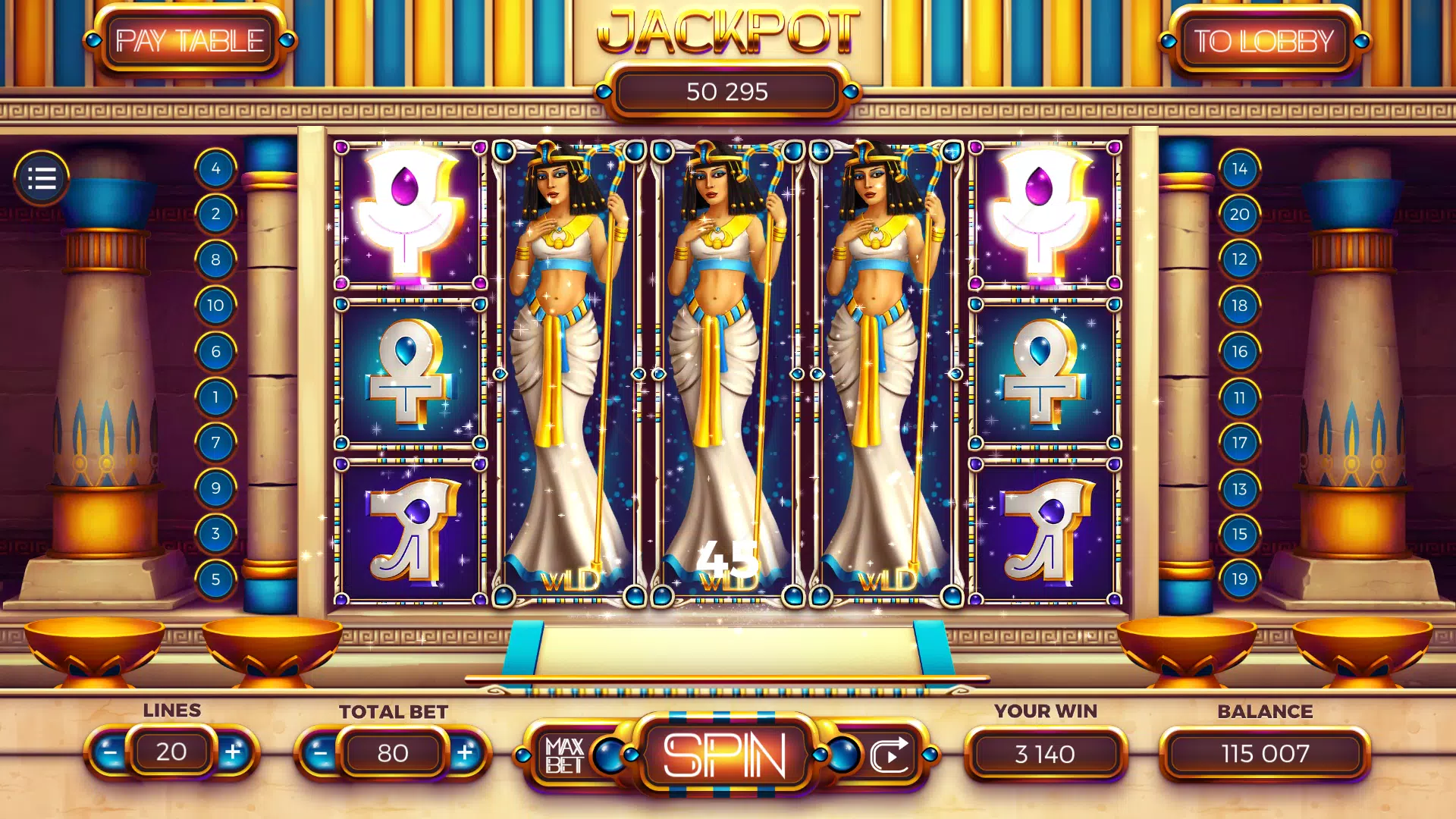 Gold Voyage Slots casino games captura de pantalla 