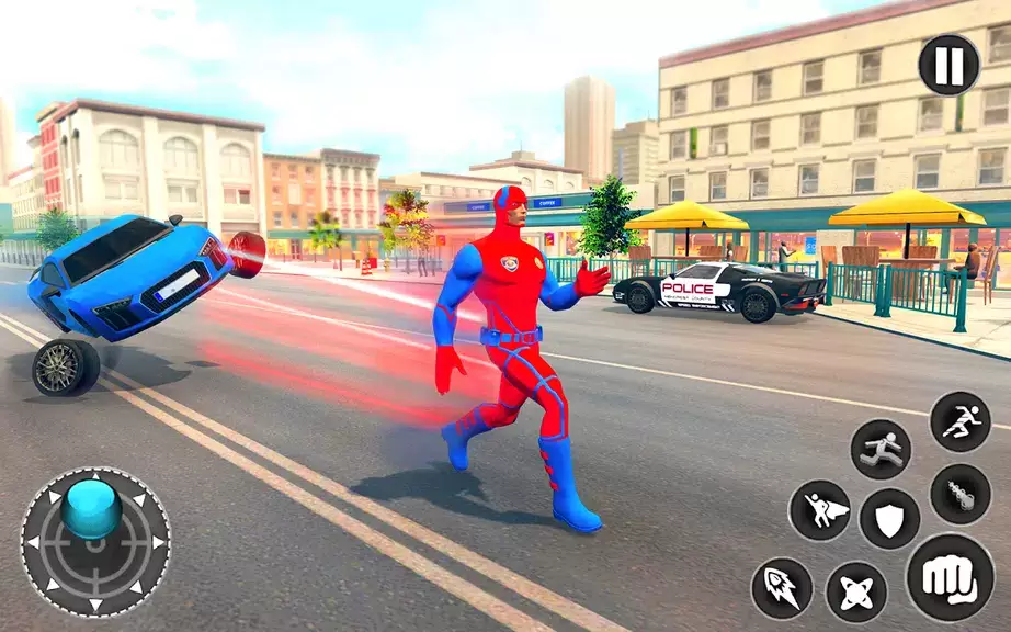 Captain Super Hero Man Game 3D ekran görüntüsü 2