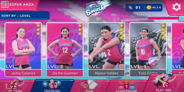 Creamline Good Vibes Smash screenshot 1