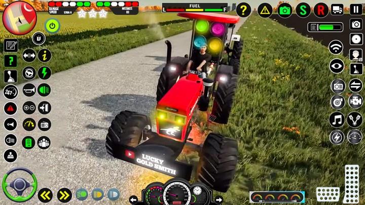 Real Farm Indian Tractor Game zrzut ekranu 2