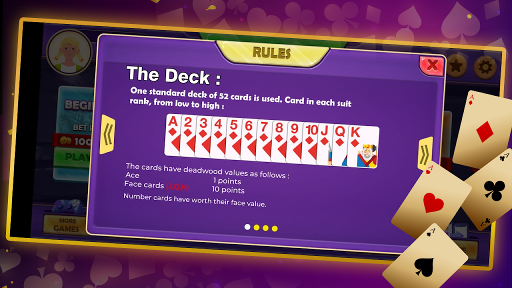 Gin Rummy Multiplayer Earn BTC captura de pantalla 