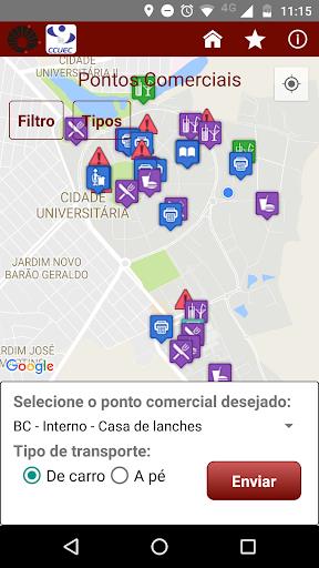 UNICAMP Serviços captura de pantalla 